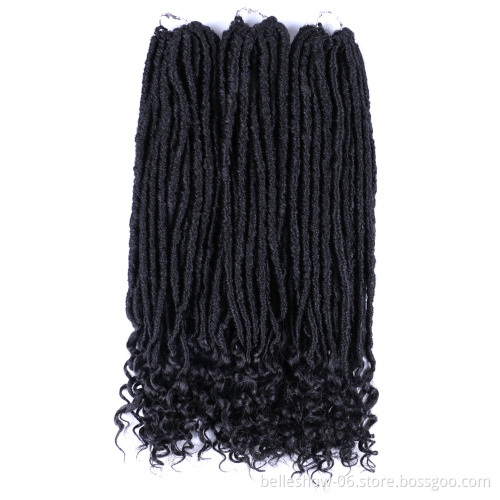 Hot sell Wholesale 20inch  ombre faux dreadlocks faux locs crochet hair dreadlock Goddess locs